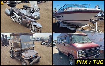Public Auctions on Boats, RVs, Motorcycles, Carts in Arizona Public Auctions on Boats, RVs, Motorcycles, Carts in Arizona