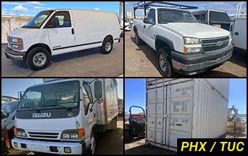 Southwest Regional Heavy Equipment Auctions in Arizona & Commercial Fleet Vehicle Auctions in Arizona