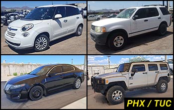 Public Nonrunning & Stationary Vehicles Auctions in Arizona