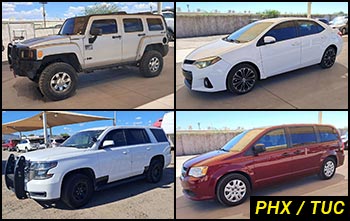 Public Nonrunning & Stationary Vehicles Auctions in Arizona