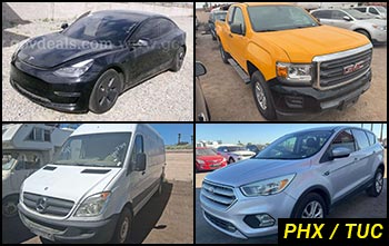Public Nonrunning & Stationary Vehicles Auctions in Arizona