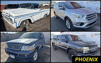 Public Nonrunning & Stationary Vehicles Auctions in Arizona
