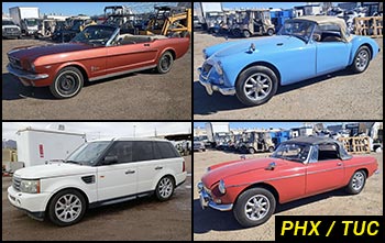 Public Nonrunning & Stationary Vehicles Auctions in Arizona