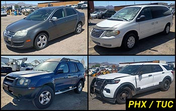 Public Nonrunning & Stationary Vehicles Auctions in Arizona