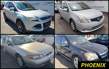 Public Nonrunning & Stationary Vehicles Auctions in Arizona