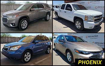 Phoenix Public Passenger Vehicles Auctions in Arizona