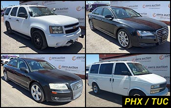 Phoenix Public Passenger Vehicles Auctions in Arizona