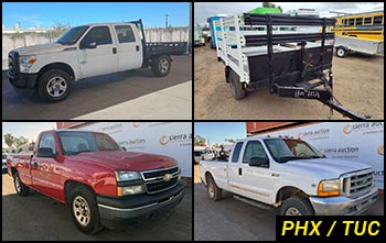 Southwest Regional Heavy Equipment Auctions in Arizona & Commercial Fleet Vehicle Auctions in Arizona
