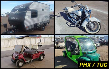 Public Auctions on Boats, RVs, Motorcycles, Carts in Arizona Public Auctions on Boats, RVs, Motorcycles, Carts in Arizona