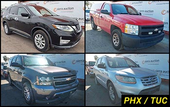 Phoenix Public Passenger Vehicles Auctions in Arizona