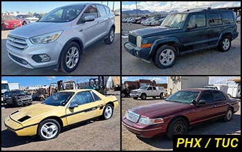 Public Nonrunning & Stationary Vehicles Auctions in Arizona