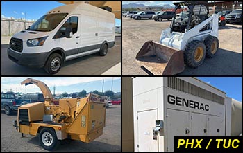 Southwest Regional Heavy Equipment Auctions in Arizona & Commercial Fleet Vehicle Auctions in Arizona