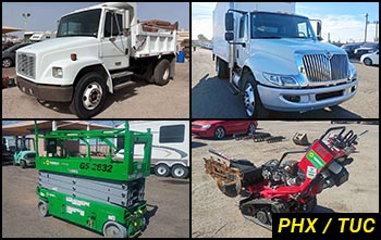 Southwest Regional Heavy Equipment Auctions in Arizona & Commercial Fleet Vehicle Auctions in Arizona