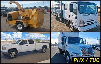 Southwest Regional Heavy Equipment Auctions in Arizona & Commercial Fleet Vehicle Auctions in Arizona