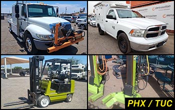 Southwest Regional Heavy Equipment Auctions in Arizona & Commercial Fleet Vehicle Auctions in Arizona