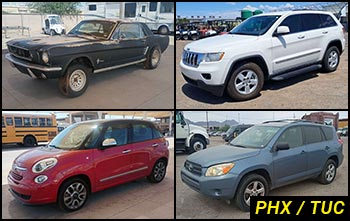 Public Nonrunning & Stationary Vehicles Auctions in Arizona Public Nonrunning & Stationary Vehicles Auctions in Arizona