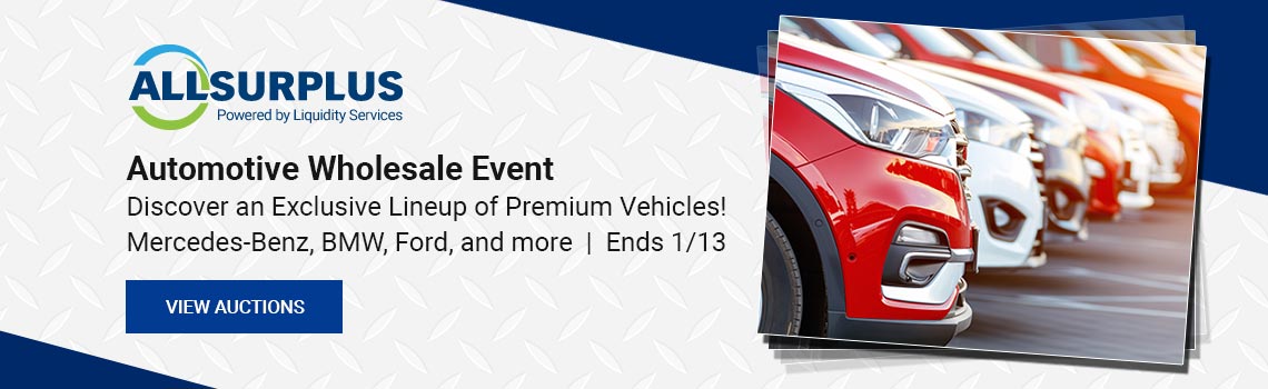 Image showing upcoming auction with link