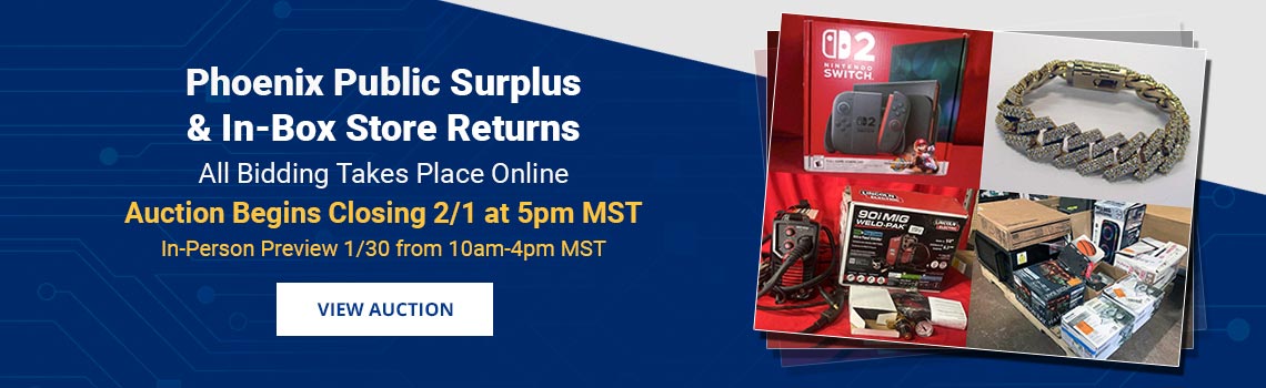 Image showing upcoming auction with link