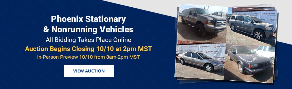 Image showing upcoming auction with link