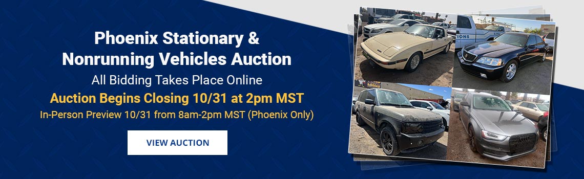 Image showing upcoming auction with link