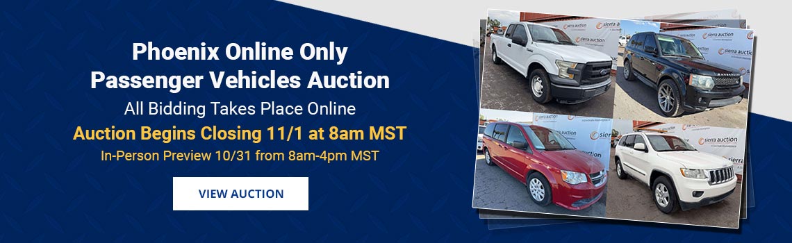 Image showing upcoming auction with link