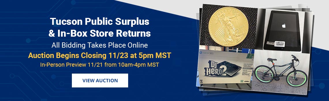 Image showing upcoming auction with link