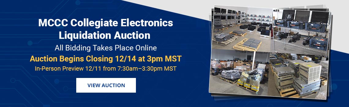 Image showing upcoming auction with link