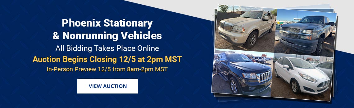 Image showing upcoming auction with link