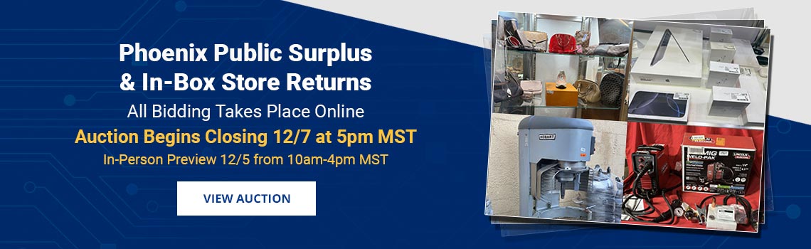 Image showing upcoming auction with link