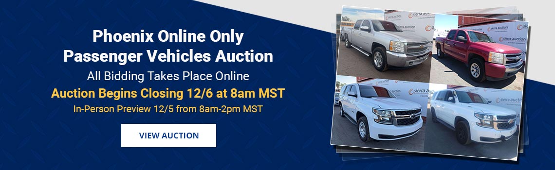 Image showing upcoming auction with link
