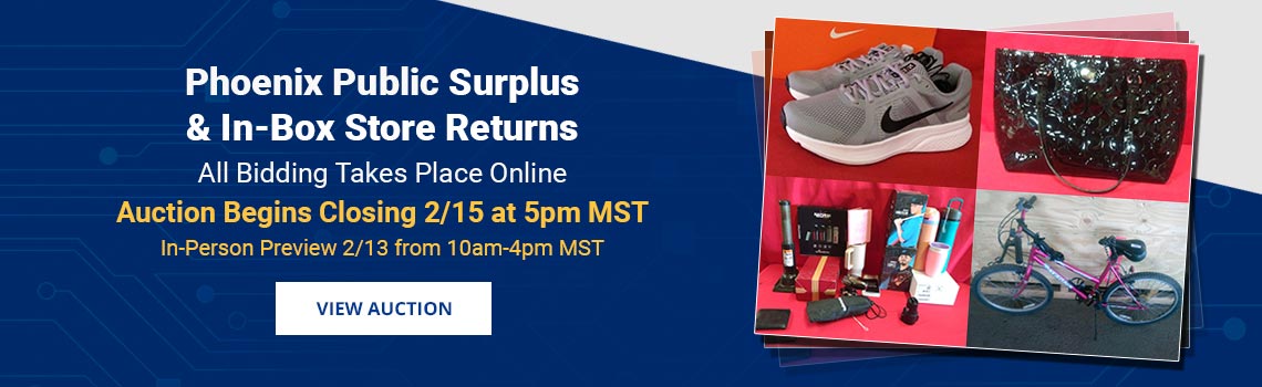 Image showing upcoming auction with link