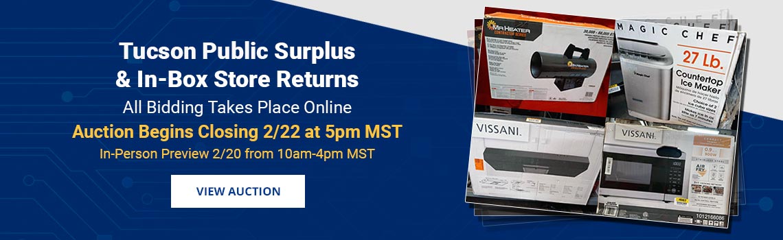 Image showing upcoming auction with link