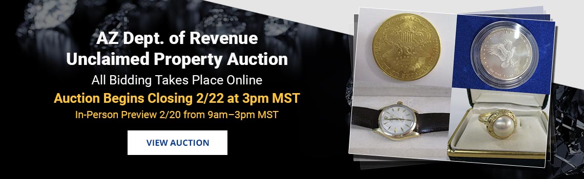 Image showing upcoming auction with link