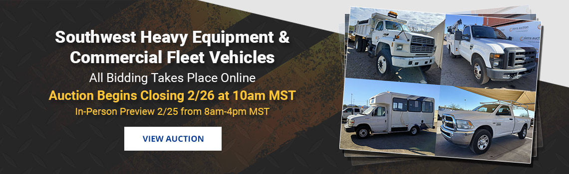 Image showing upcoming auction with link