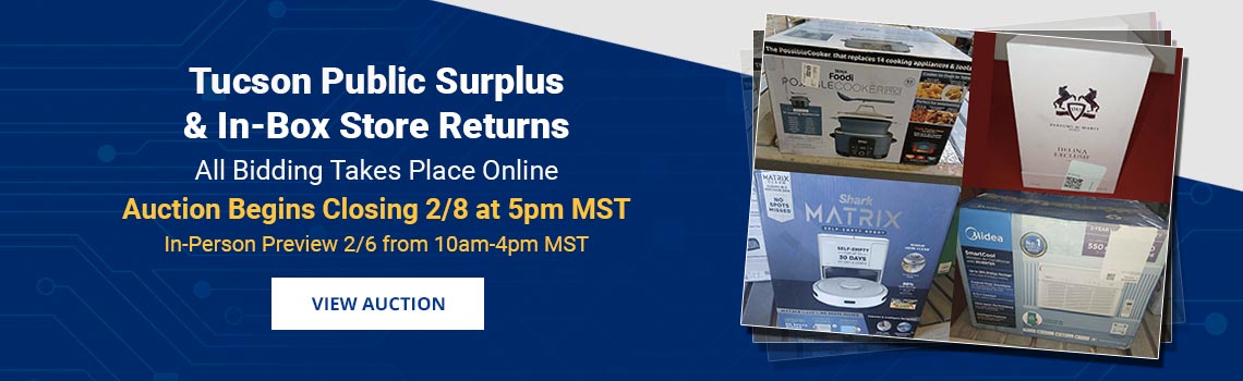 Image showing upcoming auction with link