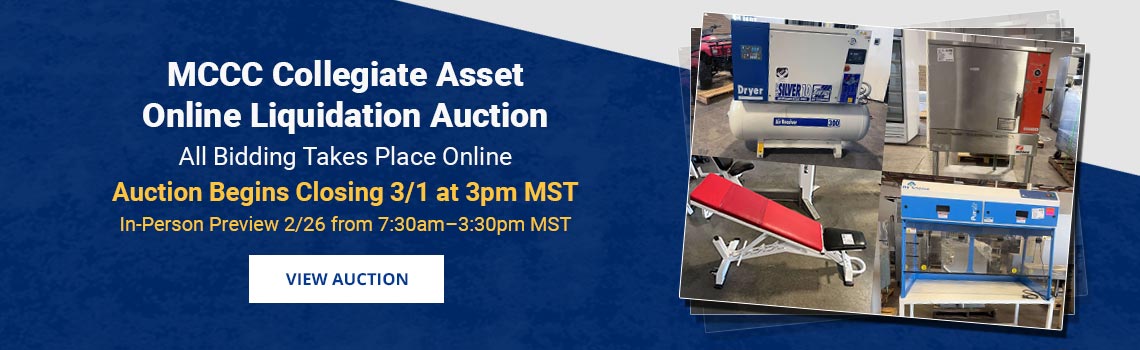 Image showing upcoming auction with link