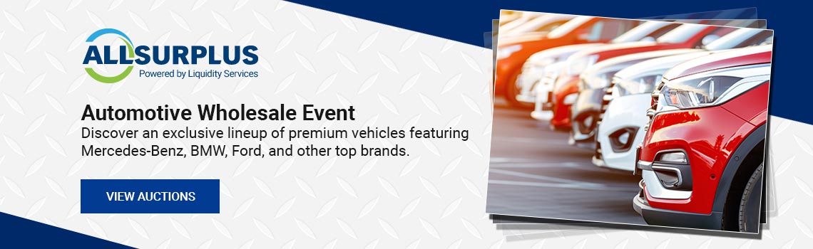 Image showing upcoming auction with link