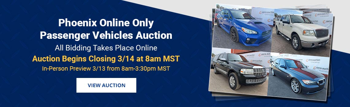 Image showing upcoming auction with link