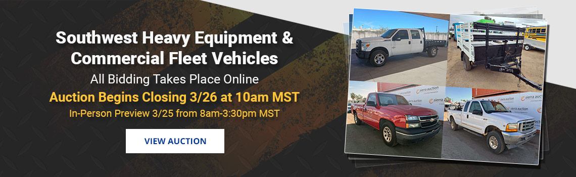 Image showing upcoming auction with link