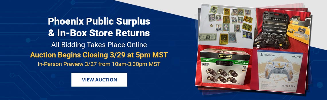 Image showing upcoming auction with link