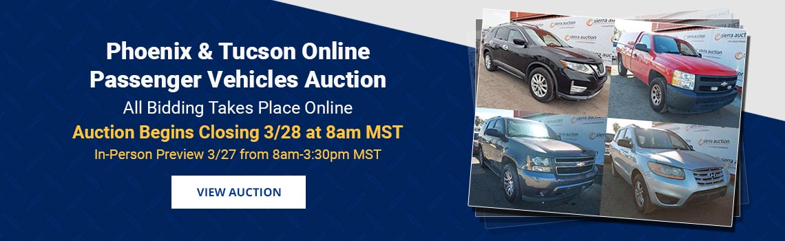 Image showing upcoming auction with link