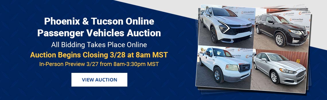 Image showing upcoming auction with link