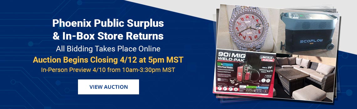 Image showing upcoming auction with link