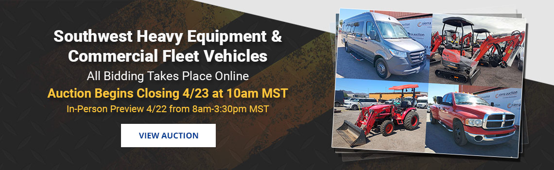 Image showing upcoming auction with link