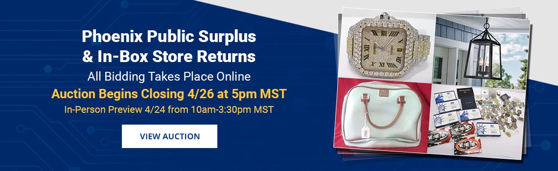 Image showing upcoming auction with link