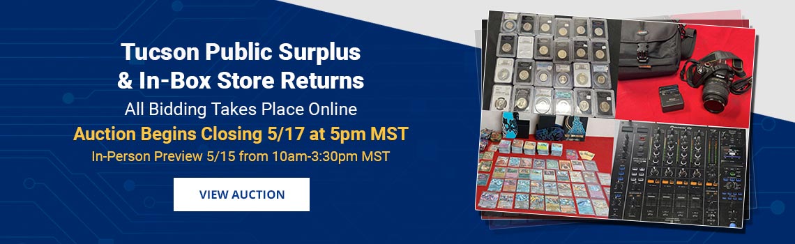 Image showing upcoming auction with link