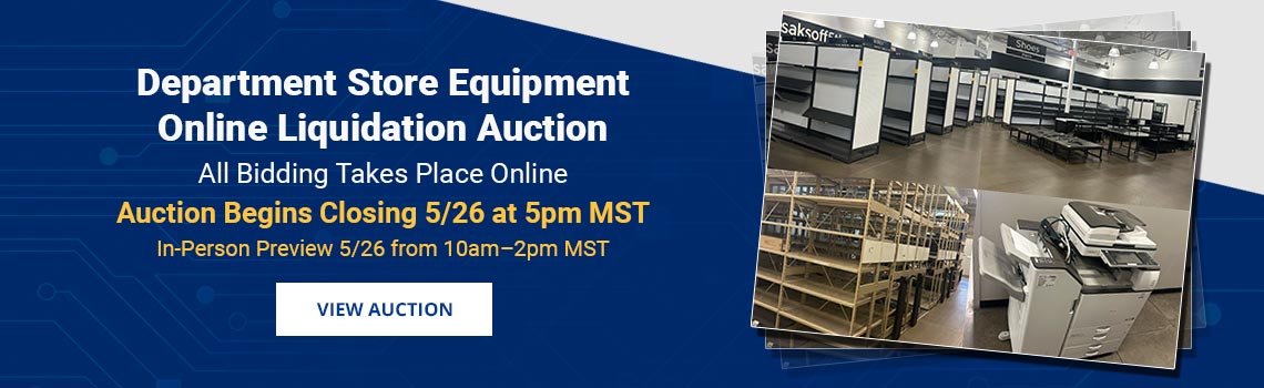 Image showing upcoming auction with link