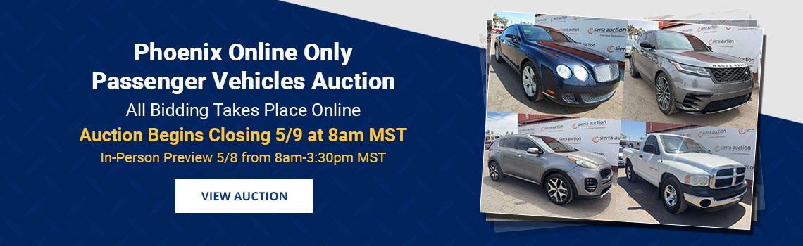 Image showing upcoming auction with link