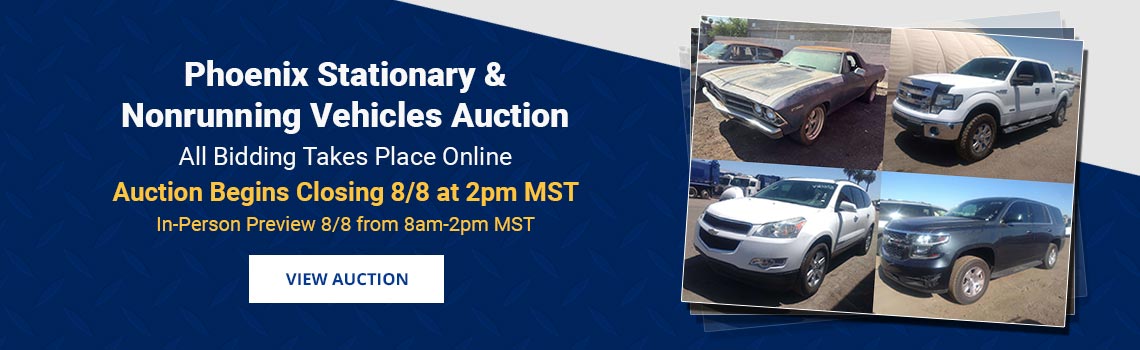 Image showing upcoming auction with link
