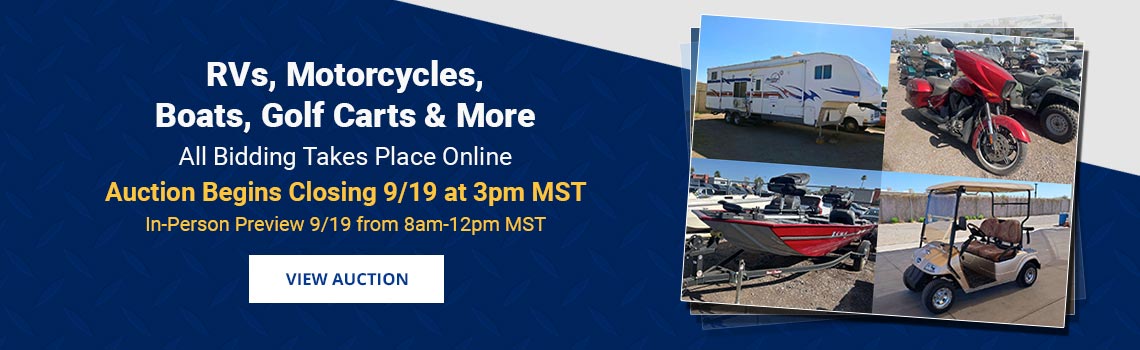 Image showing upcoming auction with link
